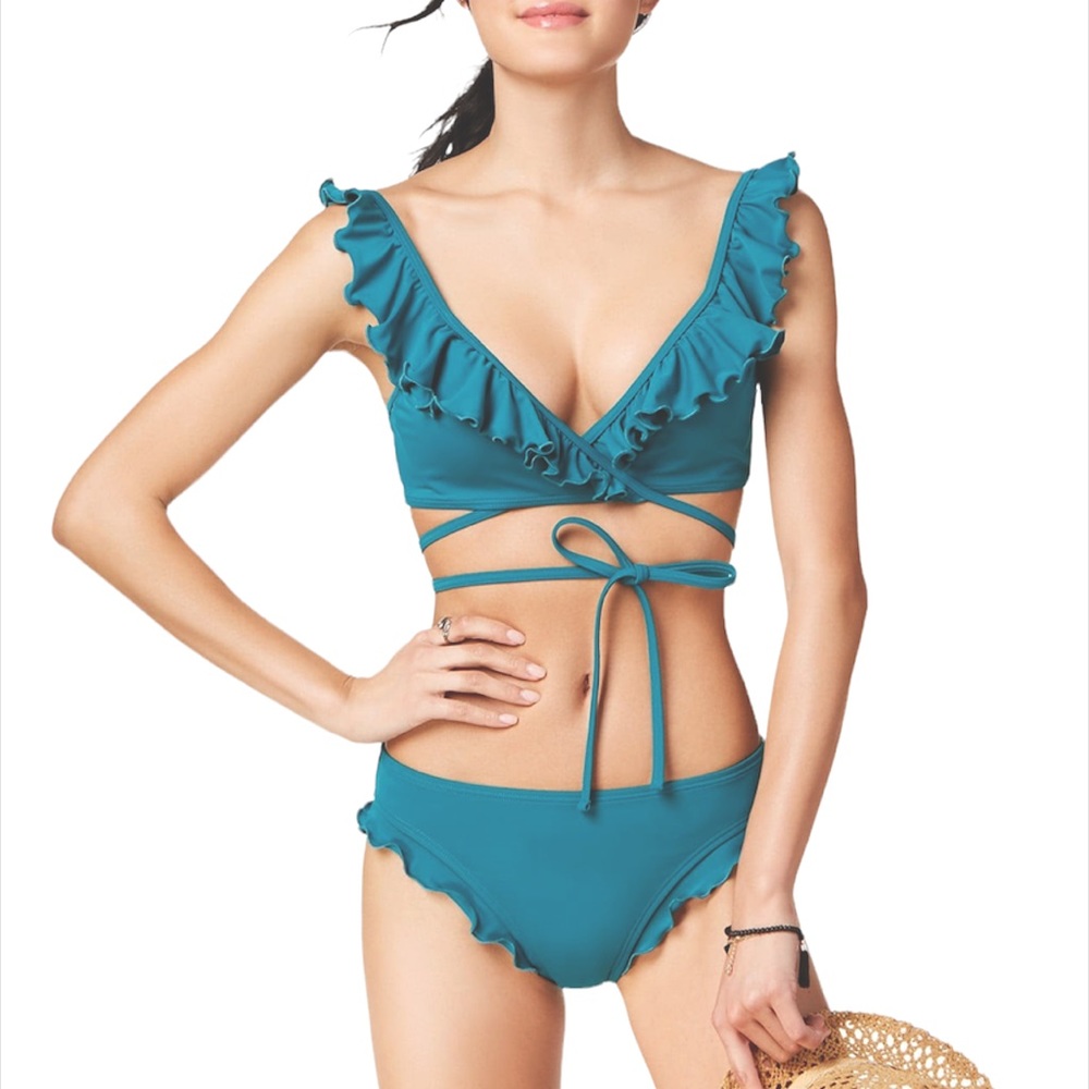 🔥NEW Jade Ruffle 2PC Bikini